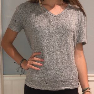 light gray soft tee